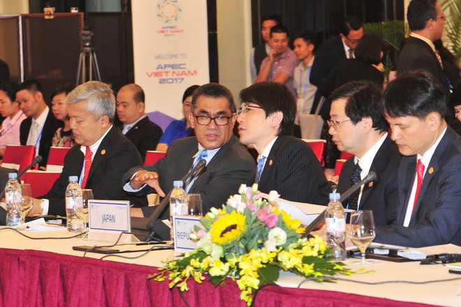 Đại biểu các nền kinh tế APEC tham dự đối thoại. (Ảnh: Nguyễn Khang/TTXVN) Đối thoại chính sách cao cấp của APEC về du lịch bền vững ảnh 1