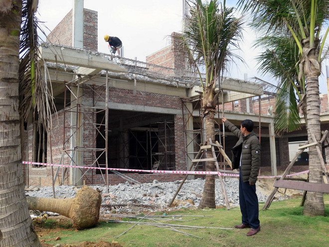 Tháo dỡ phần xây dựng vi phạm tại dự án The Song Đà Nẵng ảnh 2