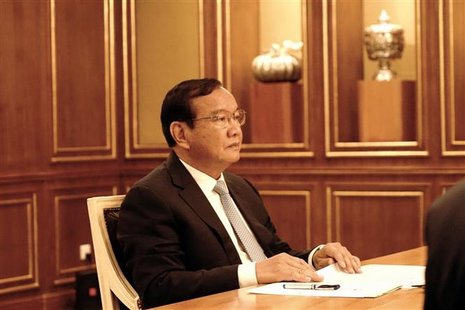 Việt Nam thông báo kết quả Đại hội XIII tới Đảng Nhân dân Campuchia ảnh 2