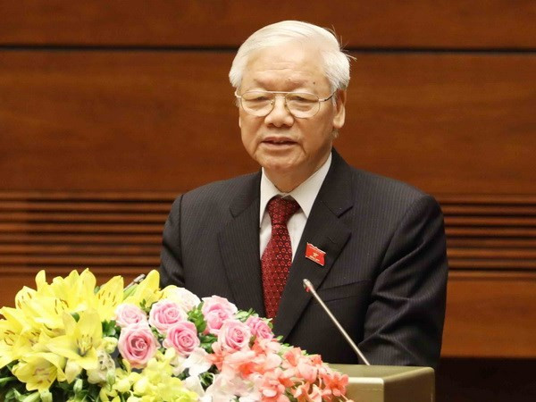 Tổng Bí thư Nguyễn Phú Trọng. (Nguồn: TTXVN) Từ bài viết của Tổng Bí thư: Quy tụ sức mạnh để phát triển đất nước ảnh 1
