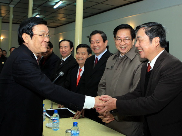 Chủ tịch nước thăm Hội Hỗ trợ gia đình liệt sỹ Việt Nam ảnh 1