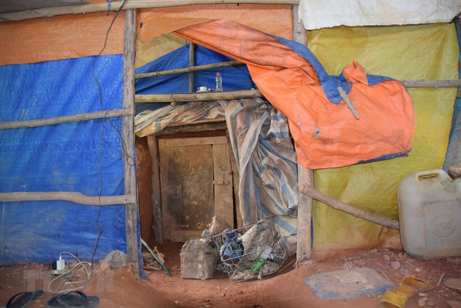 Xử phạt 8 đối tượng trong vụ 'địa đạo' khai thác vàng trái phép ảnh 1