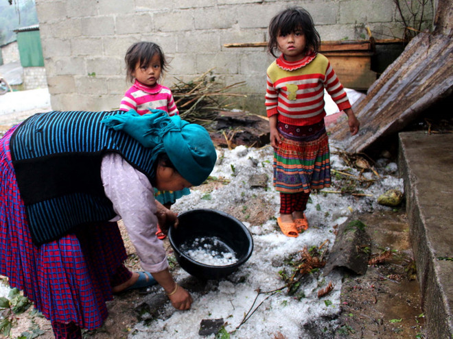 Mưa đá bất thường kèm theo lốc xoáy gây thiệt hại tại Hà Giang ảnh 2