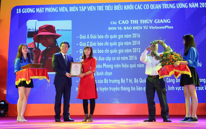Ba phóng viên, biên tập viên trẻ tiêu biểu của TTXVN được tuyên dương ảnh 1