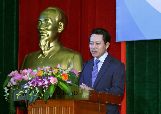 Bộ trưởng Lào nói chuyện với sinh viên Học viện Ngoại giao Việt Nam ảnh 1