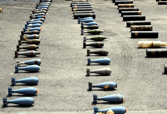 Quân đội Syria thu giữ nhiều loại vũ khí và đạn dược của phiến quân ảnh 2