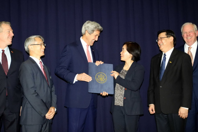 Ông John Kerry thừa nhận chưa thể đoán được tương lai TPP ảnh 1