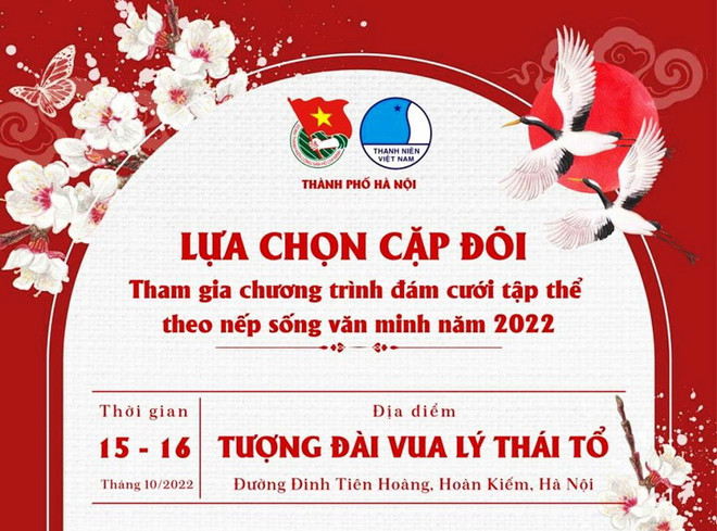 Hà Nội tổ chức lễ cưới tập thể theo nếp sống văn minh cho 30 cặp đôi ảnh 1