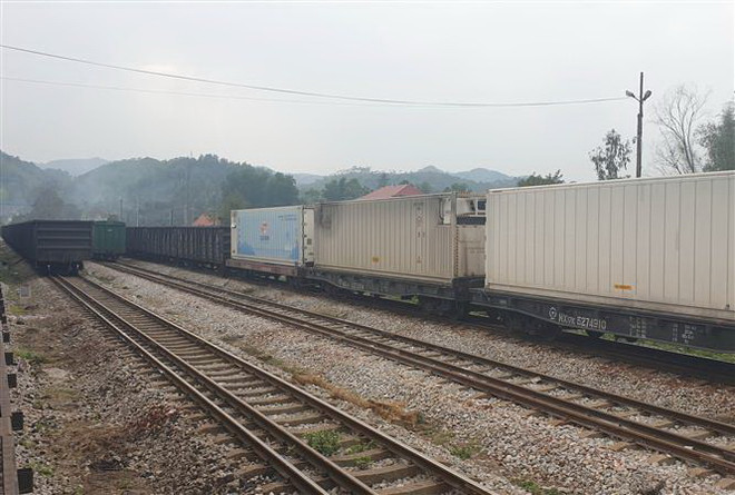 Xuất khẩu 460 tấn nông sản qua cửa khẩu ga đường sắt quốc tế Đồng Đăng ảnh 1