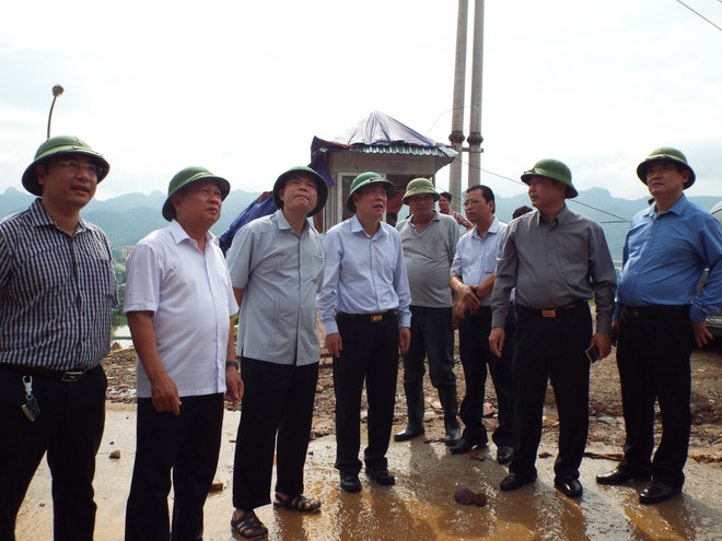 Kiểm tra công tác phòng chống thiên tai tại tỉnh Hòa Bình ảnh 1