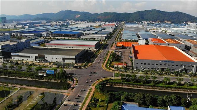 Khu công nghiệp Vân Trung (Bắc Giang). (Ảnh: Danh Lam/TTXVN) Phê duyệt nhiệm vụ lập Quy hoạch vùng trung du và miền núi phía Bắc ảnh 1