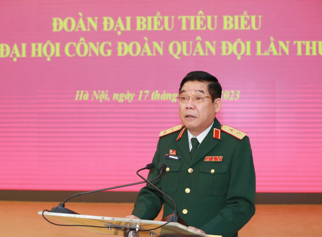 Thường trực Ban Bí thư gặp mặt đại biểu dự Đại hội Công đoàn Quân đội ảnh 2