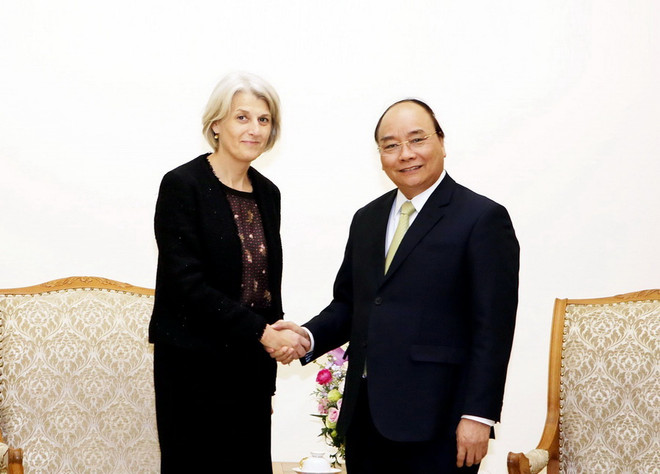 Thủ tướng Nguyễn Xuân Phúc tiếp Đại sứ Đan Mạch chào từ biệt ảnh 1