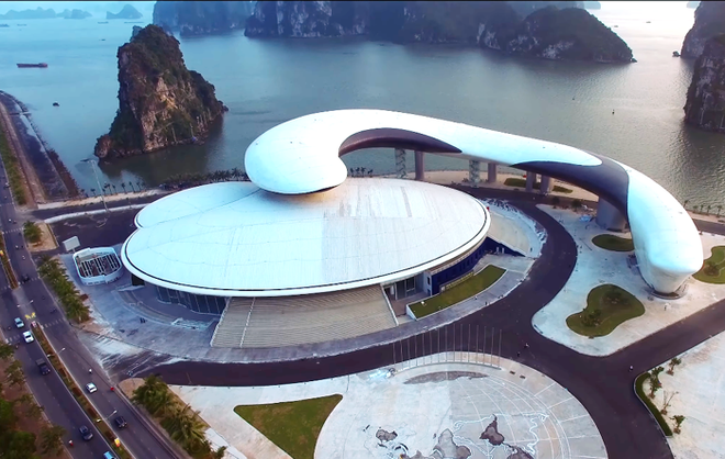 Đang cháy tại Cung quy hoạch, triển lãm và văn hóa tỉnh Quảng Ninh ảnh 1