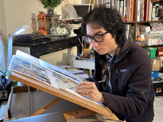 Mai Bách - Họa sỹ trẻ Việt Nam lập nghiệp trên đất Pháp ảnh 1