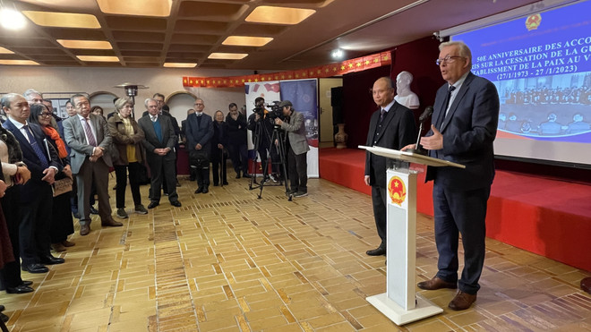 Đại sứ quán Việt Nam tại Pháp tổ chức lễ kỷ niệm Hiệp định Paris ảnh 2