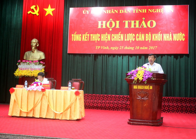 Nghệ An: Nhiều công chức còn hạn chế về năng lực chuyên môn ảnh 1