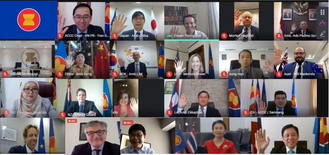 Ủy ban Điều phối Kết nối ASEAN họp tham vấn với các đối tác ảnh 1