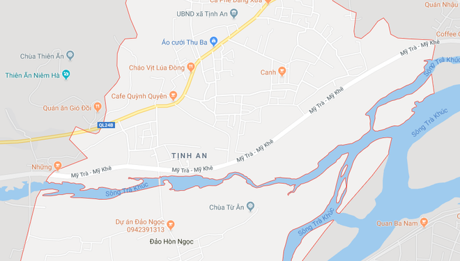 Quảng Ngãi: Lật thuyền trên sông Trà Khúc, 5 người thoát nạn ảnh 1