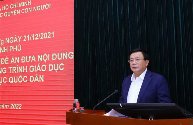 Sớm tổ chức triển khai giáo dục về Quyền con Người trong nhà trường ảnh 2