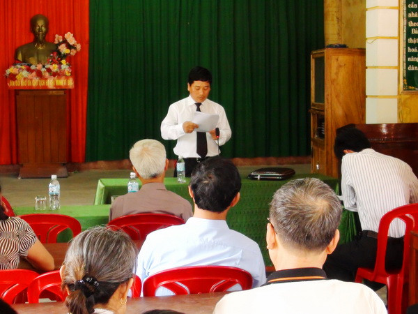 Tòa án Quảng Bình công khai xin lỗi người dân bị án oan ảnh 1