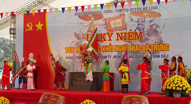 Phó Chủ tịch nước dự lễ kỷ niệm 1977 năm khởi nghĩa Hai Bà Trưng ảnh 1