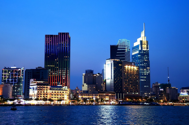 Một góc Thành phố Hồ Chí Minh. (Nguồn: TTXVN) ttxvn_kinh te thanh pho ho chi minh.jpg