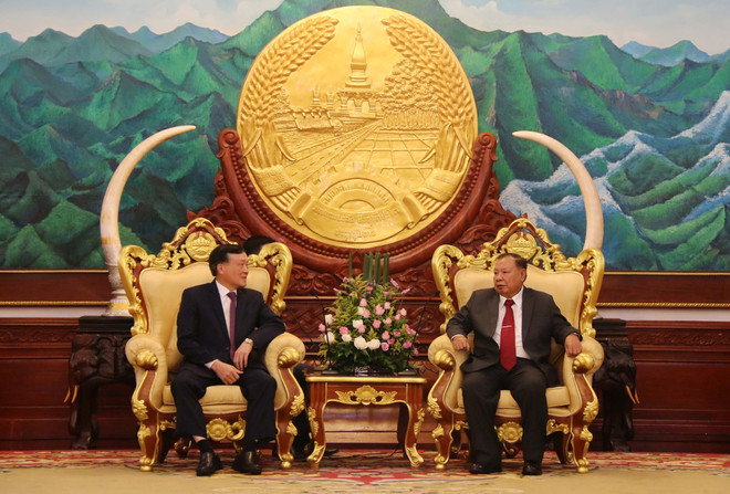 Lãnh đạo Lào đánh giá cao hợp tác giữa hệ thống tòa án Việt-Lào ảnh 1