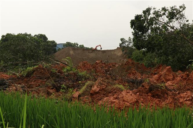 Sạt lở hồ chứa chất thải của nhà máy tuyển quặng sắt ở Yên Bái ảnh 2