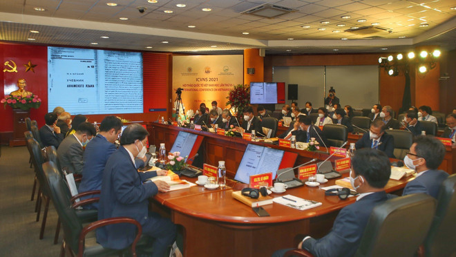 Quang cảnh phiên khai mạc hội thảo. (Ảnh: Tuấn Đức/TTXVN) Đấu tranh hiệu quả với những hành vi phản văn hóa, lệch lạc ảnh 2