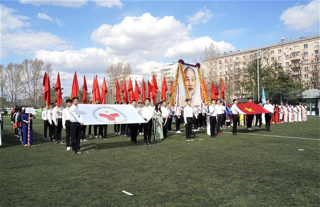 Sôi động Đại hội thể thao sinh viên Việt Nam tại thủ đô Moskva ảnh 2