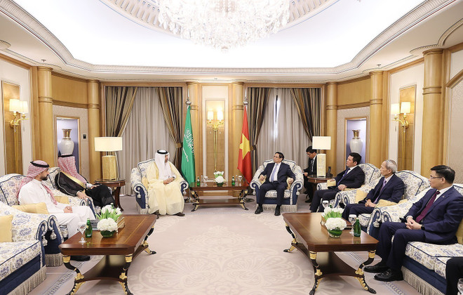 Hình ảnh Thủ tướng Phạm Minh Chính tiếp lãnh đạo Tập đoàn Aramco ảnh 3