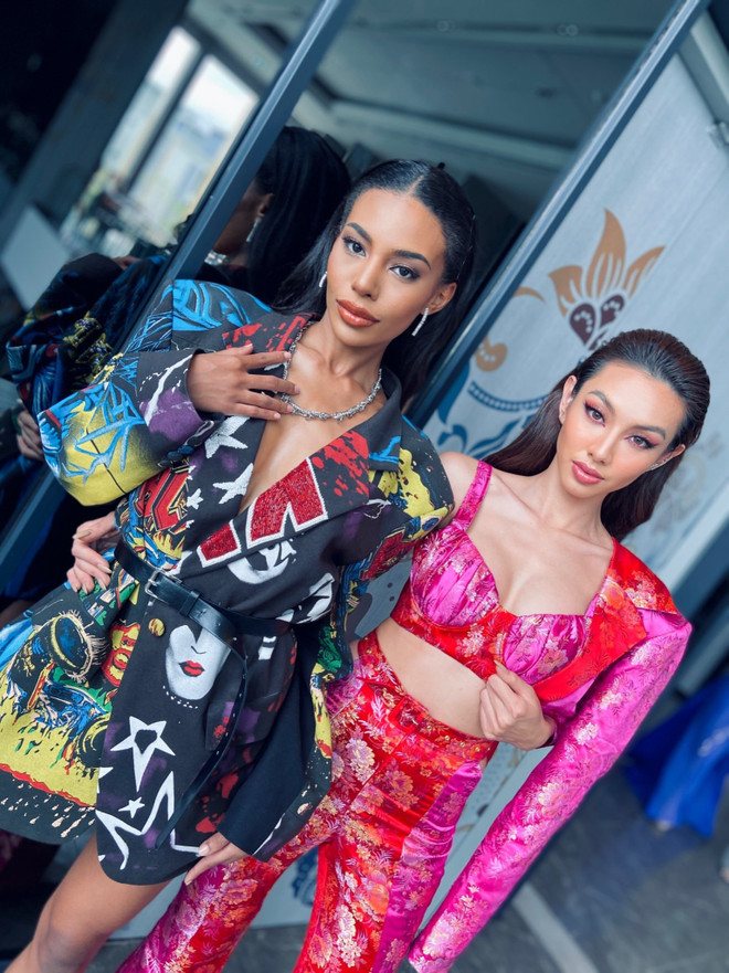 Thùy Tiên ‘đọ sắc’ bên đại diện Thái Lan tại vòng phỏng vấn kín ảnh 1