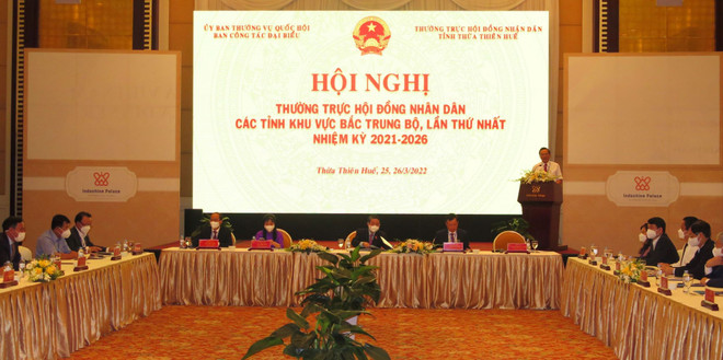 Hội nghị Thường trực Hội đồng nhân dân các tỉnh khu vực Bắc Trung Bộ ảnh 1