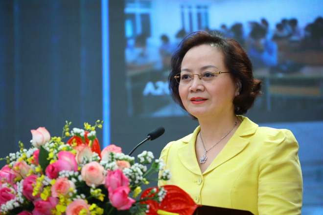Bộ trưởng Bộ Nội vụ Phạm Thị Thanh Trà. (Ảnh: Văn Điệp/TTXVN) Bộ trưởng Nội vụ: Xây dựng nền hành chính chuyên nghiệp, hiện đại ảnh 1