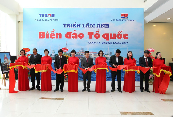 Triển lãm ảnh Biển đảo Tổ quốc tại Trung tâm Thông tấn Quốc gia ảnh 1