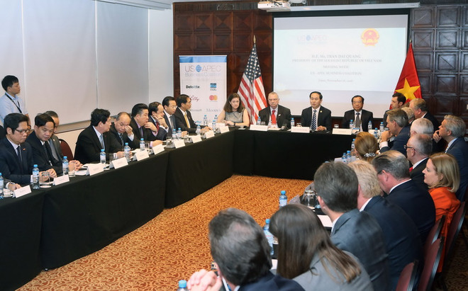 Các hoạt động của Chủ tịch nước Trần Đại Quang tại Peru ảnh 2