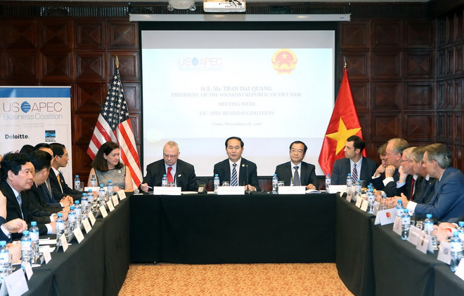 Các hoạt động của Chủ tịch nước Trần Đại Quang tại Peru ảnh 1