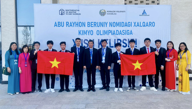 Việt Nam đứng thứ nhất tại Olympic Hóa học Quốc tế Abu Reikhan Beruniy ảnh 1
