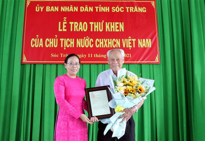 Chủ tịch nước biểu dương cụ ông đã giúp đỡ hàng nghìn người nghèo khó ảnh 1