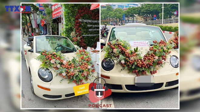 [Audio] 'Xe hoa độc, lạ' và câu chuyện tiêu thụ vải thiều mùa dịch ảnh 1