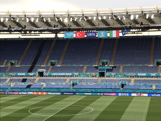 Italy thắt chặt an ninh khu vực sân Olimpico trước trận khai mạc EURO ảnh 1