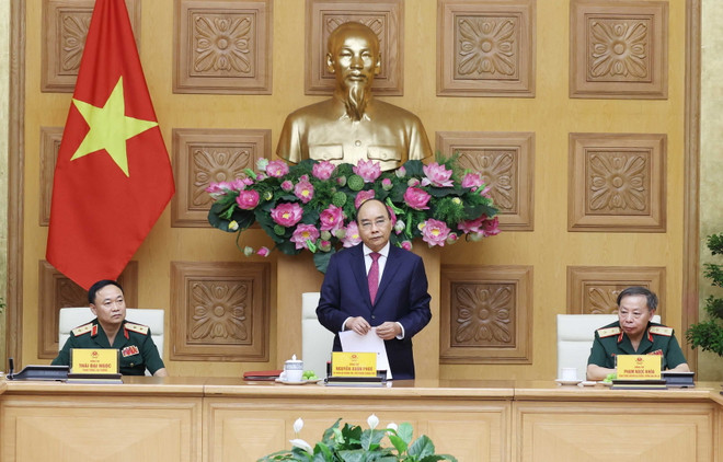 Thủ tướng tiếp Đoàn đại biểu tướng lĩnh, sỹ quan Cục Tác chiến ảnh 2