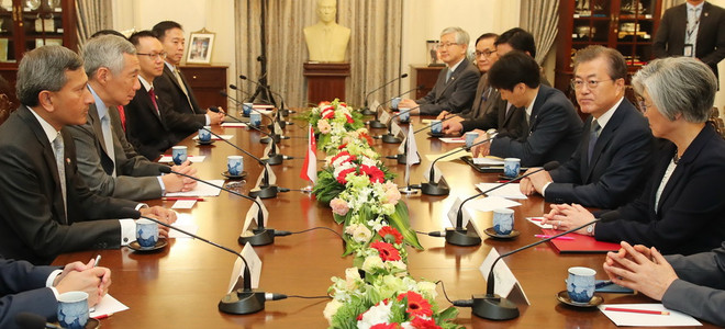 Hàn Quốc-Singapore tăng hợp tác về kinh tế và trao đổi nhân lực ảnh 1