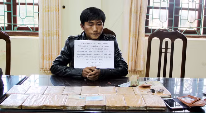 Lai Châu bắt giữ đối tượng vận chuyển, mua bán 17 bánh heroin ảnh 1