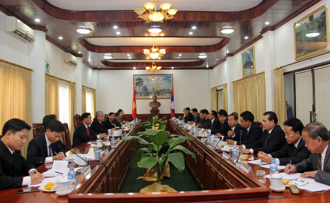 Thanh tra Chính phủ Việt Nam và Lào ký kết bản ghi nhớ hợp tác ảnh 1