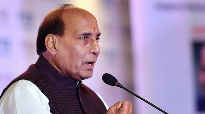 Bộ trưởng Nội vụ Ấn Độ Rajnath Singh. (Nguồn: The Indian Express) Bộ trưởng Nội vụ Ấn Độ tuyên bố IS không phải là thách thức ảnh 1