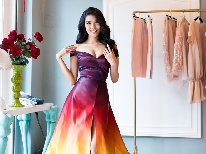 Hoa hậu thế giới 2015: Lan Khuê lọt top 10 Trang phục dạ hội ảnh 1