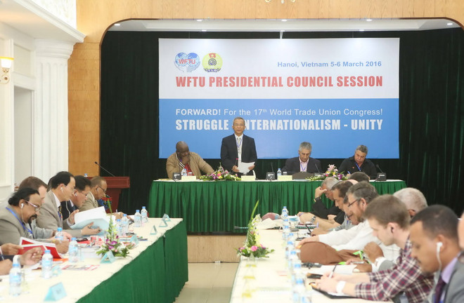 Việt Nam đăng cai Hội nghị Chủ tịch Liên hiệp Công đoàn thế giới ảnh 1