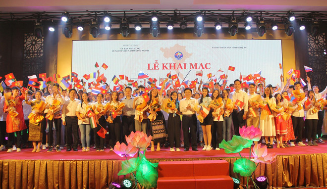 Trại hè Việt Nam 2022 thu hút sự tham gia của 107 thanh niên, sinh viên là người Việt Nam ở nước ngoài đến từ 25 quốc gia, vùng lãnh thổ trên thế giới. (Ảnh: Bích Huệ/TTXVN) Trại hè Việt Nam 2022: Đoàn kết thanh niên, nối vòng tay lớn ảnh 1